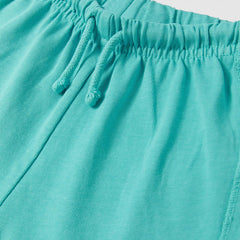 MACYS AQUA COTTON BERMUDA SHORTS