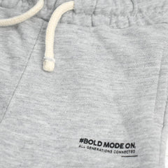 MACYS GREY BOLD MODE SLOGAN TROUSER