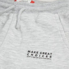 MACYS GREY GREAT CHOICES PRINTED TROUSER