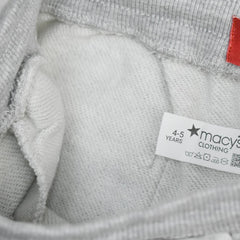 MACYS GREY GREAT CHOICES PRINTED TROUSER