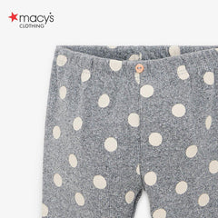 MACYS GREY POLKA DOT LEGGING -MYS24