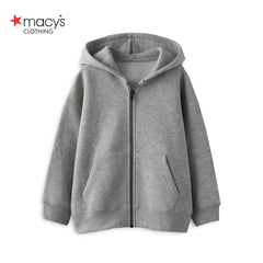 MACYS GREY ZIPPER HOOD-24