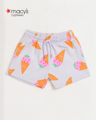 MACYS ICECONE PRINTED JERSEY SHORTS