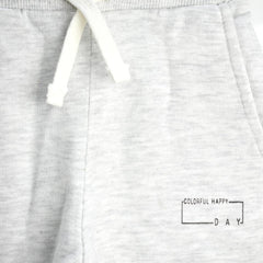 MACYS LIGHT GREY COLORFUL DAY PRINTED TROUSER