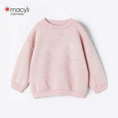 MACYS LIGHT PINK PLAIN SWEATSHIRT