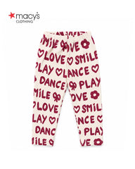 MACYS LOVE & PLAY SWEATSHIRT WITH RIBBED TROUSER SET