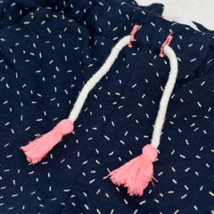 MACYS NAVY BLUE PRINTED SHORTS