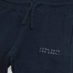 MACYS NAVY BLUE SOME DAYS PRINTED TROUSER