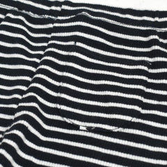 MACYS NAVY BLUE STRIPED RIBBED LEGGING -MYS32