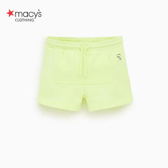 MACYS NEON GREEN DINO TEXTURED SHORTS
