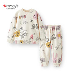 MACYS OFF WHITE BEST FRIEND SWEATSHIRT 2 PCS SET