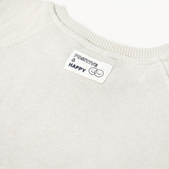 MACYS OFF WHITE POSITIVE & HAPPY SWEATSHIRT