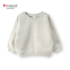 MACYS OFF WHITE POSITIVE & HAPPY SWEATSHIRT