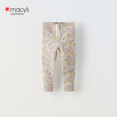MACYS OVERALL FLORAL PRINTED LEGGING