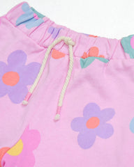MACYS PINK FLORAL BERMUDA SHORTS