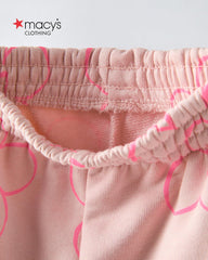 MACYS PINK FLOWER PRINTED TROUSER