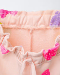 MACYS PINK HEARTS PRINTED SHORTS