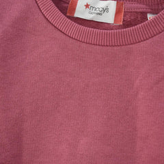 MACYS PINK POSITIVE AND HAPPY SWEATSHIRT