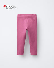 MACYS PURPLE RIBBED LEGGING