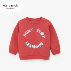 MACYS RED DON’T STOP SWEATSHIRT