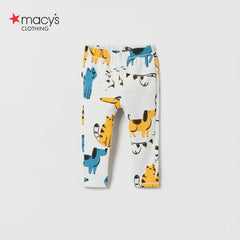 MACYS SKY BLUE DOG PRINTED LEGGING -MYS43