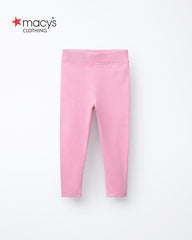 MACYS SOFT PINK RIBBED LEGGING