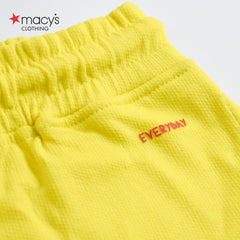 MACYS YELLOW EVERYDAY SHORTS