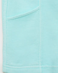 MANGO AQUA GREEN COTTON BERMUDA SHORTS
