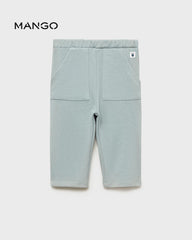 MANGO AQUA GREEN KNIT JOGGER TROUSER 87014403