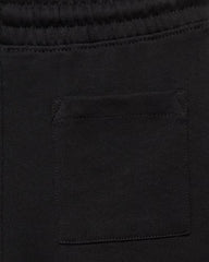 MANGO BLACK COTTON SHORTS WITH DRAWSTRINGS 87085142