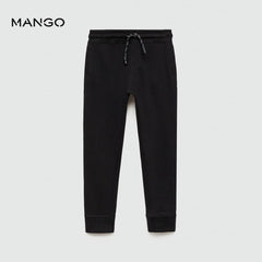 MANGO BLACK FRANCIA JOGGER STYLE TROUSER 77083271