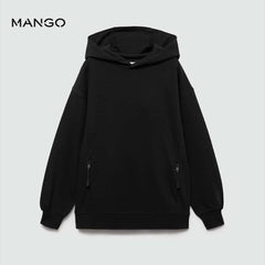 MANGO BLACK FRESH THOUGHT HOODIE