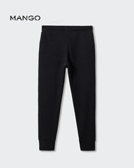 MANGO BLACK GOLIAT JOGGER STYLE TROUSER 57062519