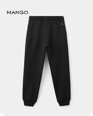 MANGO BLACK LOOSE FIT JOGGER TROUSER 37083274