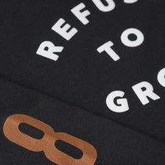 MANGO BLACK REFUSE TO GROW HOODIE 6305