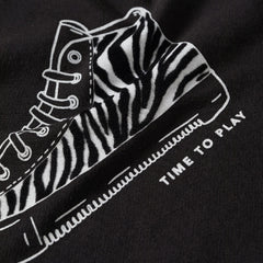 MANGO BLACK TIME TO PLAY SWEATSHIRT 1050