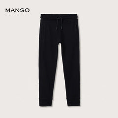 MANGO BLACK TROUSER WITH ZIPS 27051139