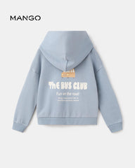 MANGO BLUE CAMPING DAYS HOODIE 17064427