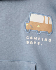 MANGO BLUE CAMPING DAYS HOODIE 17064427