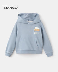 MANGO BLUE CAMPING DAYS HOODIE 17064427