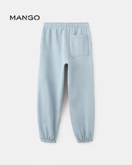 MANGO BLUE COTTON JOGGER TROUSER 27021231