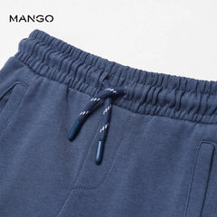MANGO BLUE COTTON JOGGER TROUSER 67030659