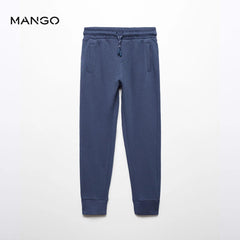 MANGO BLUE COTTON JOGGER TROUSER 67030659