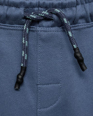 MANGO BLUE COTTON SHORTS WITH DRAWSTRING