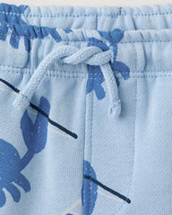 MANGO BLUE CRAB JOGGER BERMUDS SHORTS