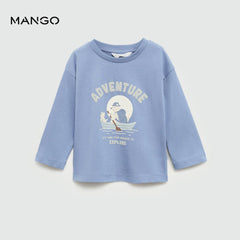 MANGO BLUE FISHING T-SHIRT 77005989