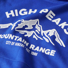 MANGO BLUE HIGH PEAKS SWEATSHIRT WITH HOOD