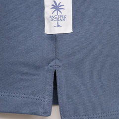 MANGO BLUE LONG SLEEVE POLO SWEATSHIRT 77080612