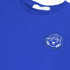 MANGO BLUE LONG SLEEVE T-SHIRT