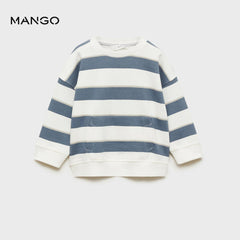 MANGO BLUE STRIPED KODAK SWEATSHIRT 3273